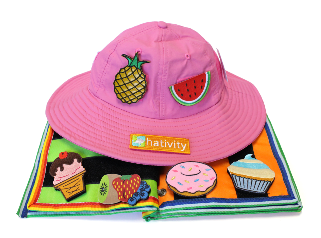 Sweet food patches removable decorative patches for hats