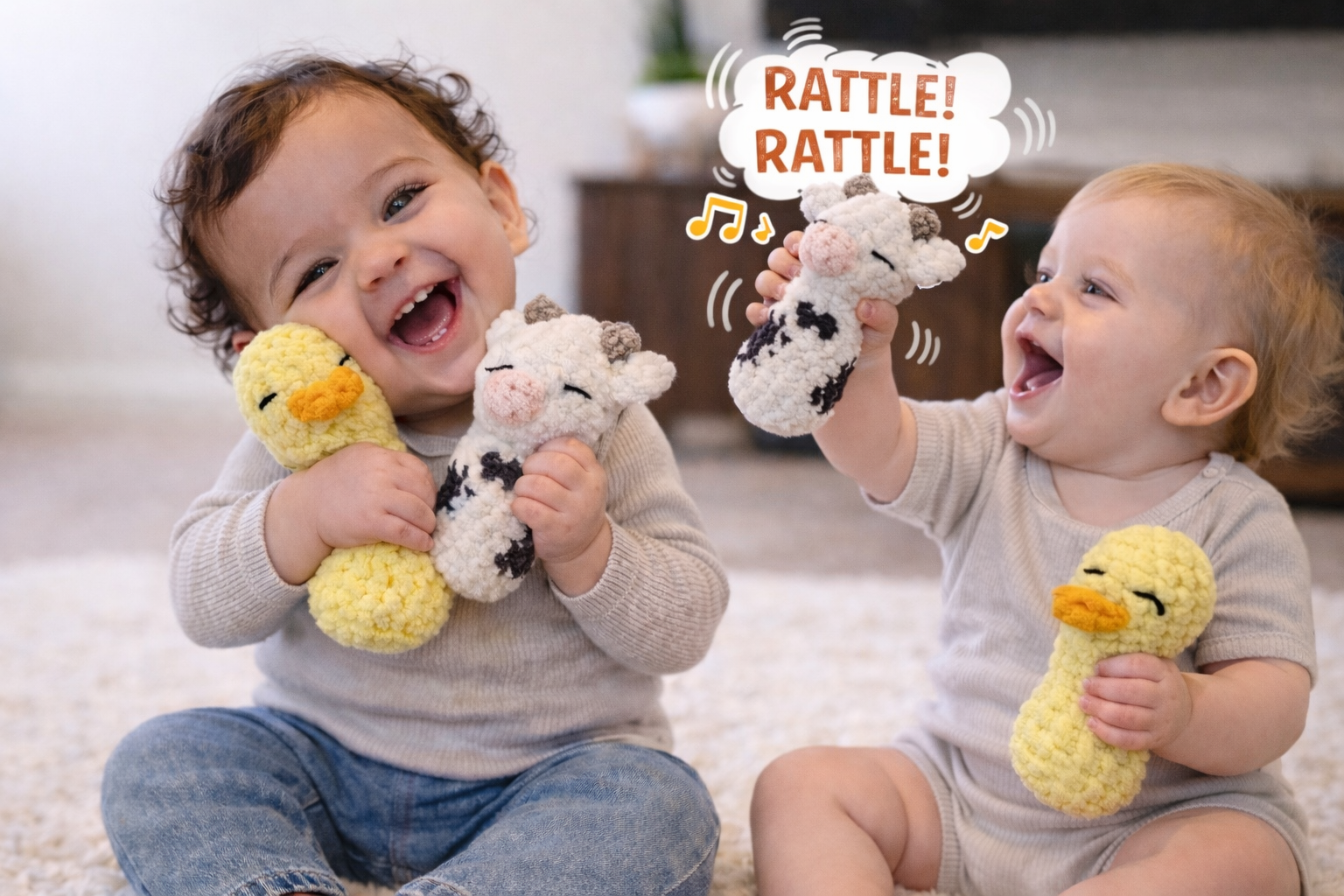 Handmade Chick & Cow Bundle – The Perfect LBB Grow Companions