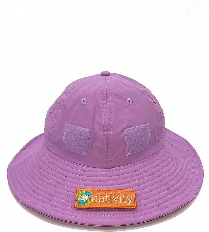 Hativity® Sun Cap – Kids sun hat with patches for sun protection