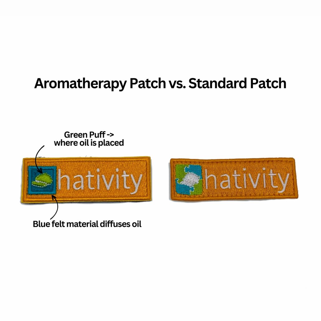 Aromatherapy patch for kids with essential oils