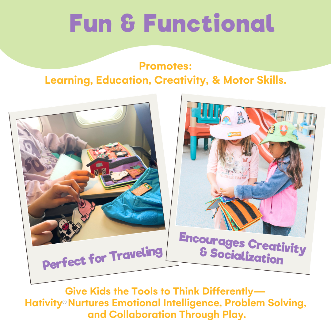Hativity® Summer Hat Collectors Kit – Hat, Book & 2 Patch Set