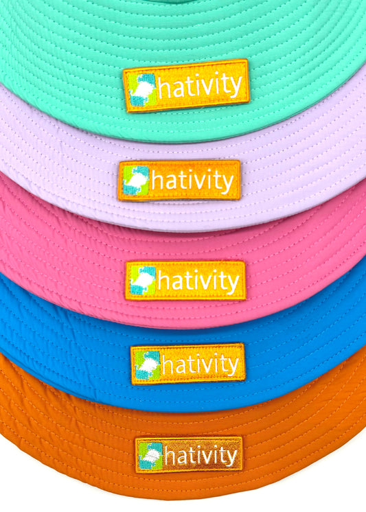Hativity® Sun Cap – Kids sun hat with patches for sun protection