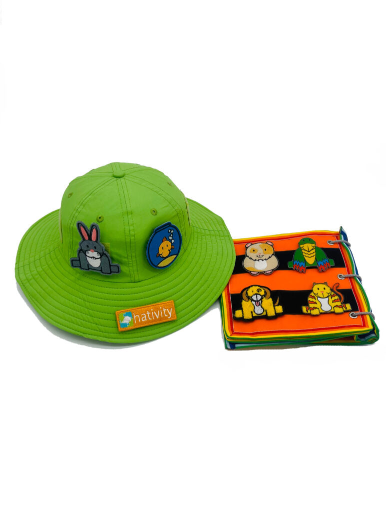 Hativity® Household Pets Patches - Bunny, Dog, Fish, Cat, Guinea Pig