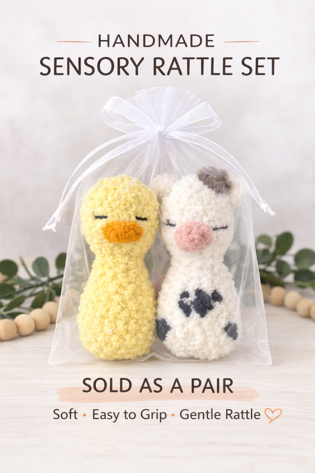 Handmade Chick & Cow Bundle – The Perfect LBB Grow Companions