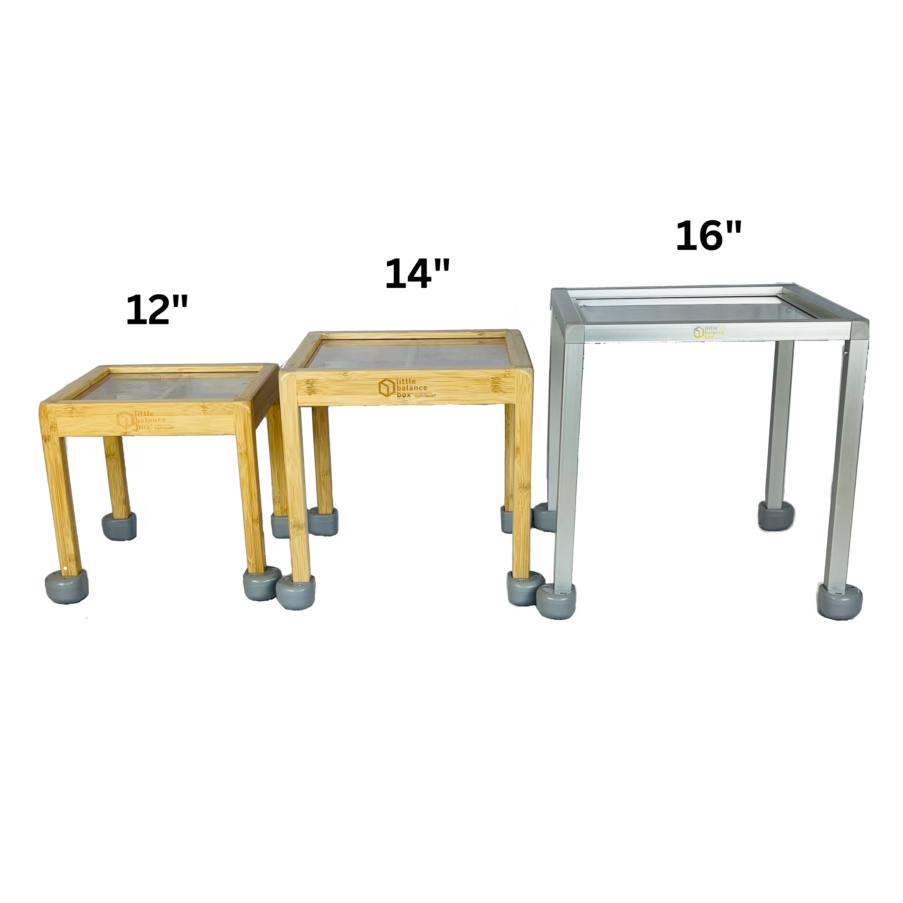 Little Balance Box® Aluminum 16" – Non-toxic Montessori Walker