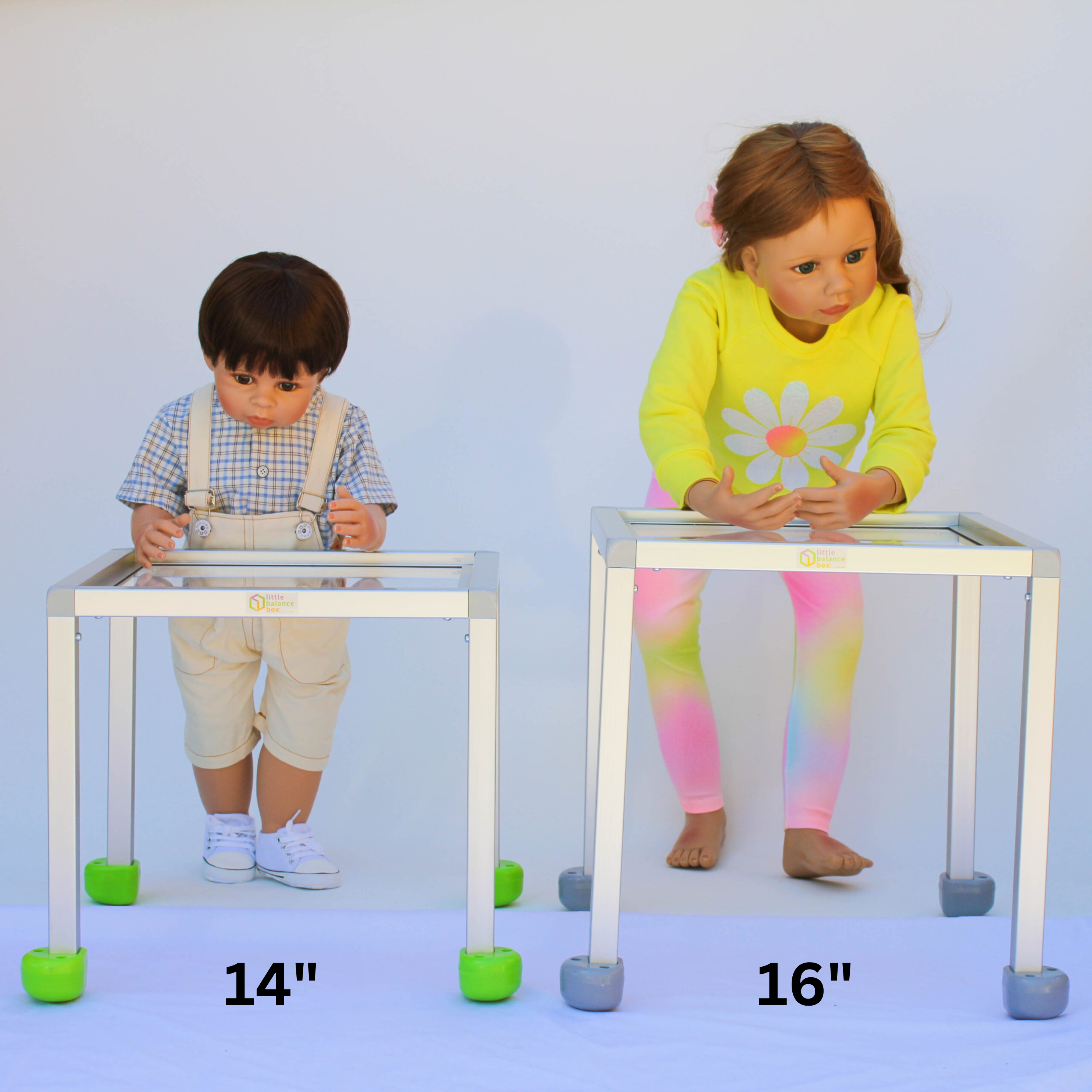 Little Balance Box® Aluminum 16" – Non-toxic Montessori Walker