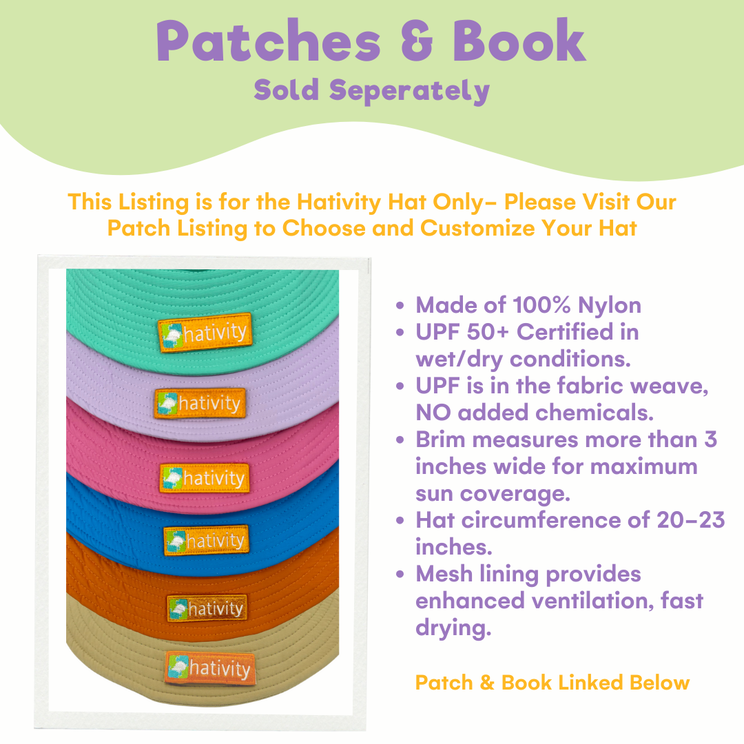 Gorra solar de nailon Hativity® con UPF 50+ - Solo sombrero 