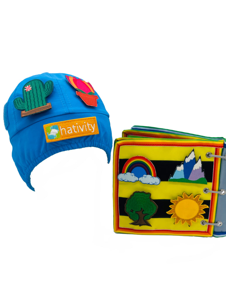 Hativity kids hat patches and removable patches for beanies