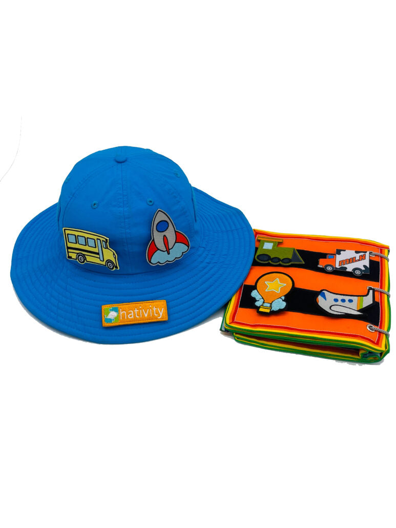 Hativity® Transportation Patches Set – Fun Patches for Kids’ Hats