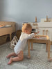 Non-toxic wooden baby walker for toddler development